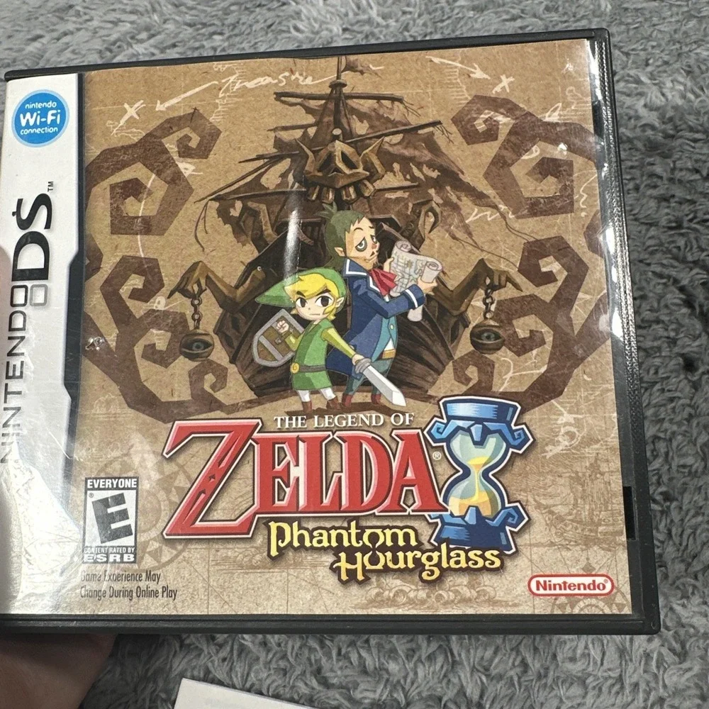 Zelda Phantom Hourglass (DS) Case W/ Manual Inserts ONLY Good Cond